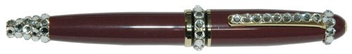 Crystal Mini Pen Burgundy