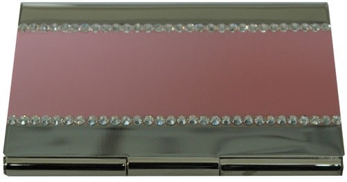 Crystal Card Holder Pink