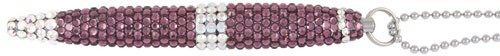 Purple Swarovski Necklace Pen Crystal