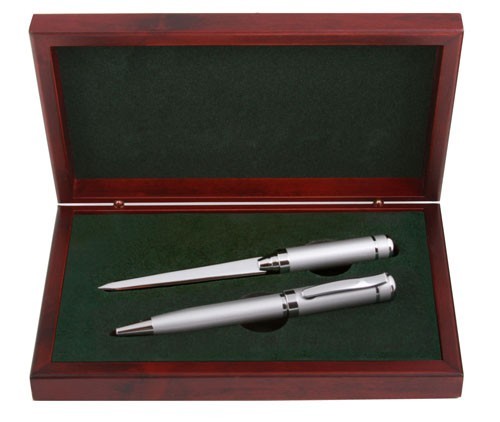 Ball Pen & Letter Opener Silver