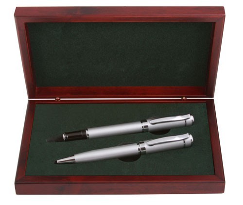 Ball & Roller Pen Silver