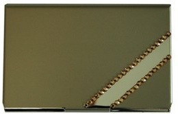 Crytal Card Holder Gold