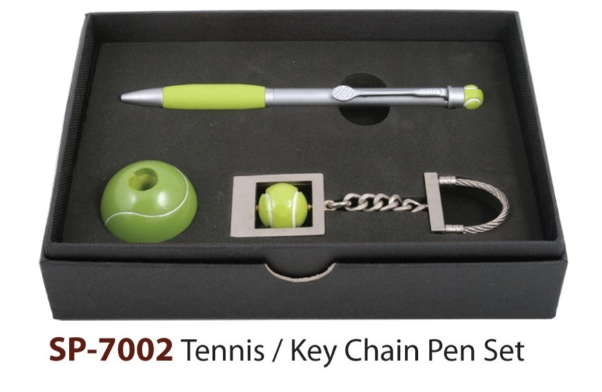 Tennis Pen with Stand and Chain