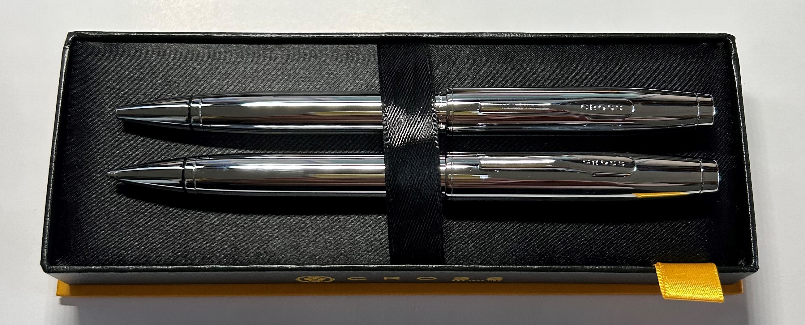 Cross Coventry Ballpoint Pen & 0.7mm Pencil Chrome