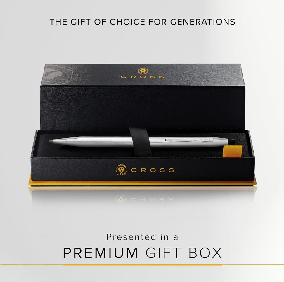 3502 Cross Classic Century Lustrous Chrome Ballpoint Pen