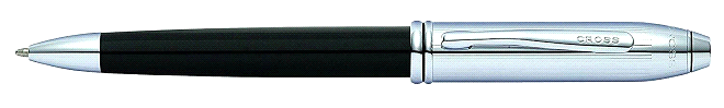 Cross Black At0042g-58 Townsend Tuxedo Large Ballpoint Pen