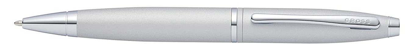At0112-16 Cross Calais Ballpoint Pen In Satin Silver Color